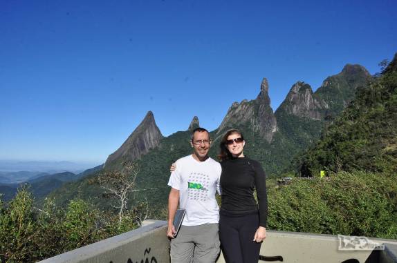 Passando pelo mirante do Dedo de Deus, a caminho de Teresópolis e da Serra dos Órgãos, no Rio de Janeiro